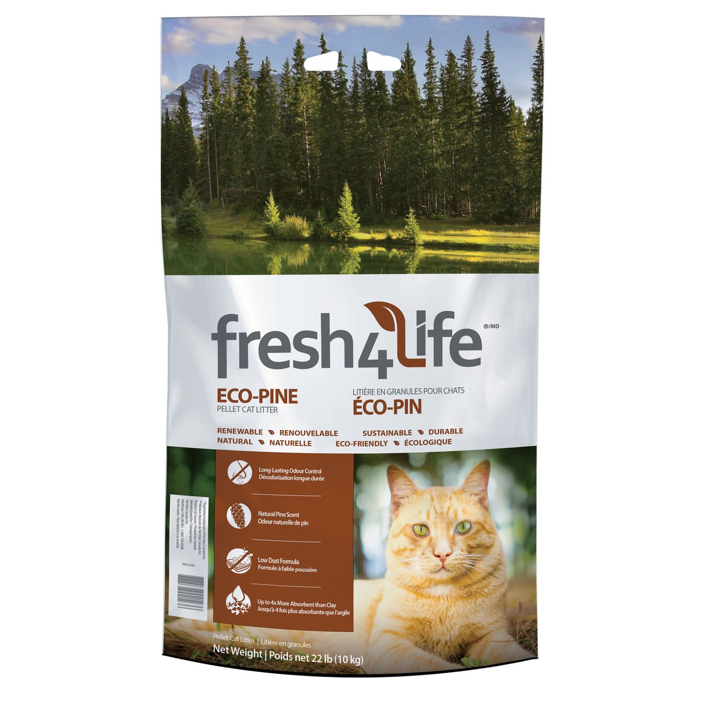Fresh 4 Life Eco-Pine Pellet Cat Litter bag
